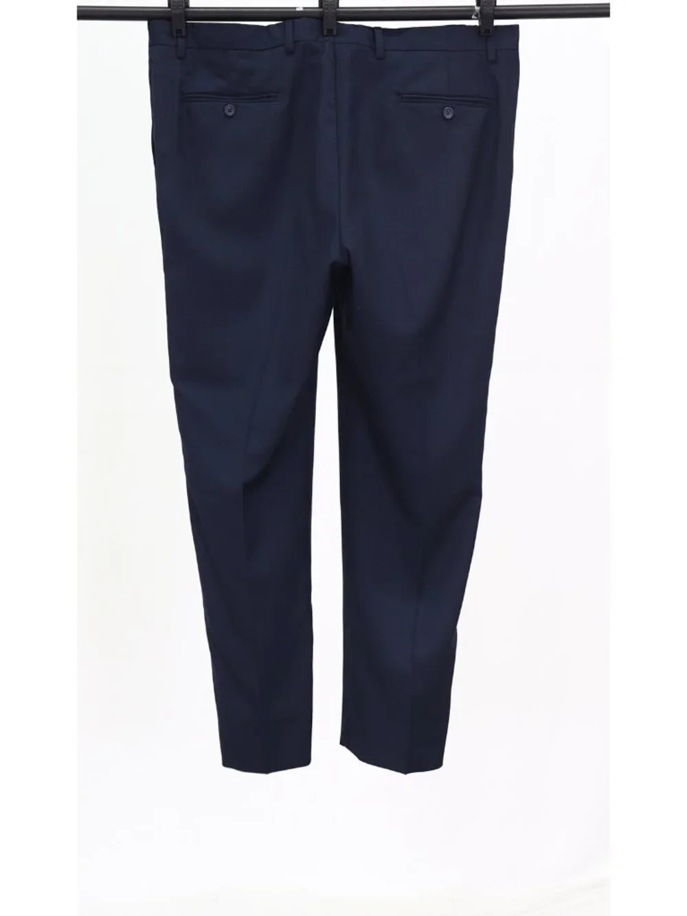 Pronto Uomo 46R 40x30 Navy Full Suit 2-Button Solid R965